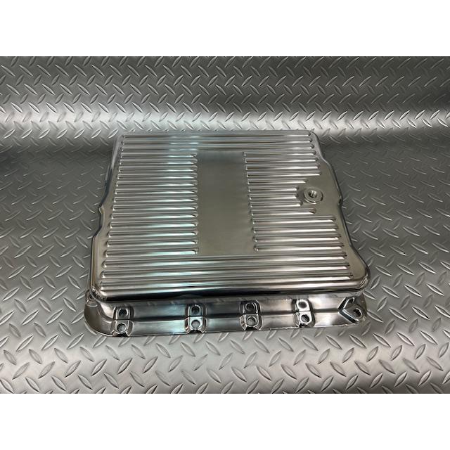 700R4 4L60E アルミ ミッションオイルパン☆ポリッシュATパン