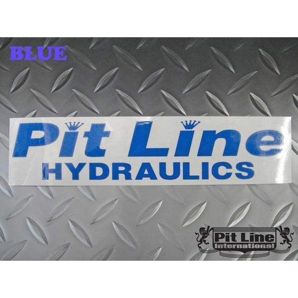 PITLINE ステッカー[HYDRAULICS] ブルー/ピットライン ハイドロ 81154010111ピットライン ヤフー店