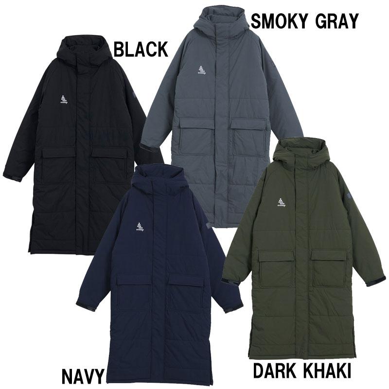 svolme ベンチコート ロング M ダークブルー スボルメ 発熱中綿ベンチ