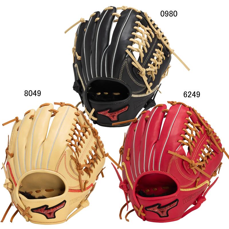 ミズノ MIZUNO  軟式用ウィルドライブ レッド U-Plus  投手×外野 サイズ12  野球 一般 軟式 グラブ グローブ ピッチャー  24AW(1AJGR14140) MIZUNO（ミズノ） 軟式用ウィルドライブ レッド U-Plus 投手×外野