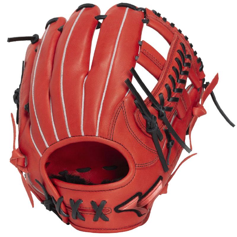 MIZUNO（ミズノ） 軟式用ウィルドライブ レッド 内野手向け：サイズ9 