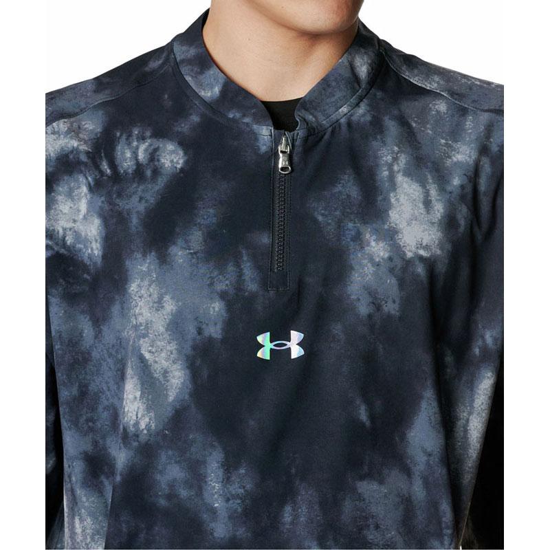 Under Armour 野球用ジャケット ネイビー　XL UNDER ARMOUR アンダーアーマー 野球 Tシャツ 半袖 ジップ付き