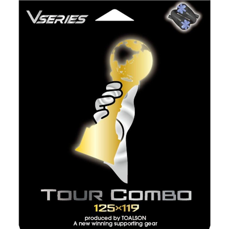 toalson(トアルソン) 硬式 TOUR COMBO BOX BK/BK テニス硬式 ガツト (78801001) :csv