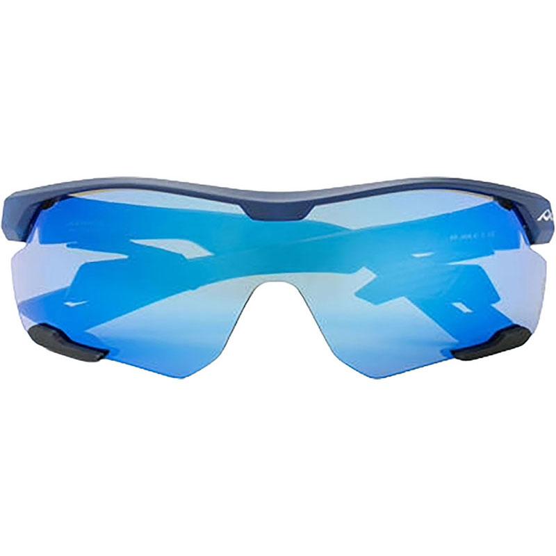 Airfly エアフライ 鼻パッドがないスポーツサングラスAF-30X C-3ブルーマット スポーティシェイプ7カーブブルーミラー レンズ装着   サングラス (af30xc3)の画像