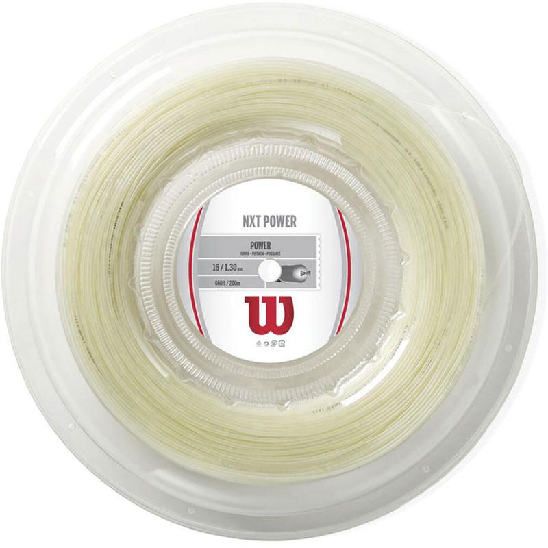 Wilson(ウイルソン) NXT POWER 16 200M REEL テニス 硬式ガット (wrz912600) Wilson（ウイルソン） NXT POWER 16 200M REEL テニス 硬式ガット