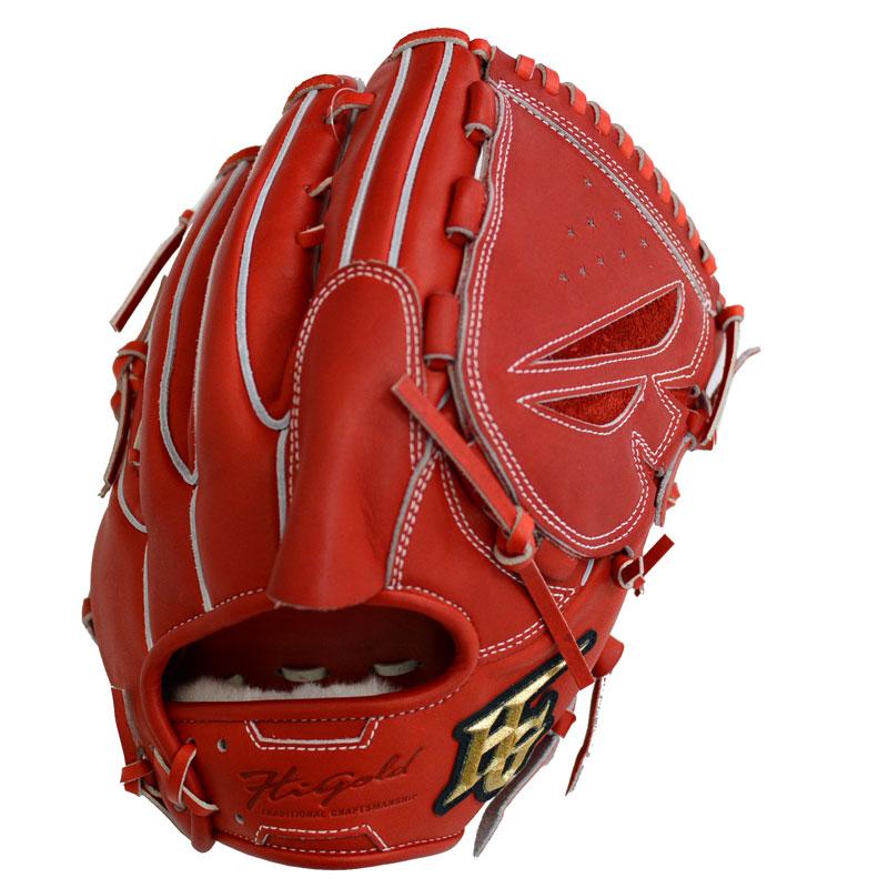 ハイゴールド HI-GOLD 硬式用オーダーグラブ 己極 投手用 グラブ袋付き