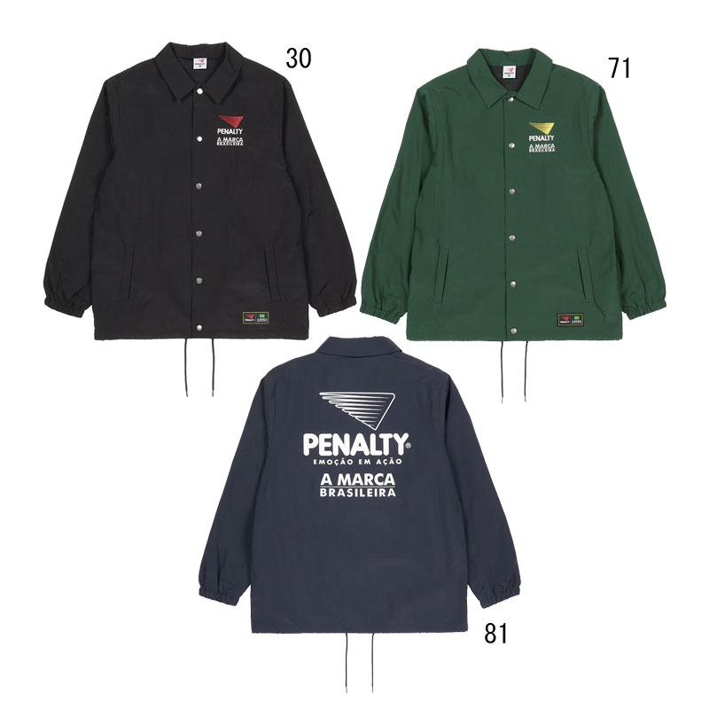 ペナルティ penalty  ヘリテージ・ナイロンコーチジャケット  サッカー フットサル ウェア  24SS (POS4019) PENALTY（ペナルティ） ヘリテージ・ナイロンコーチジャケット