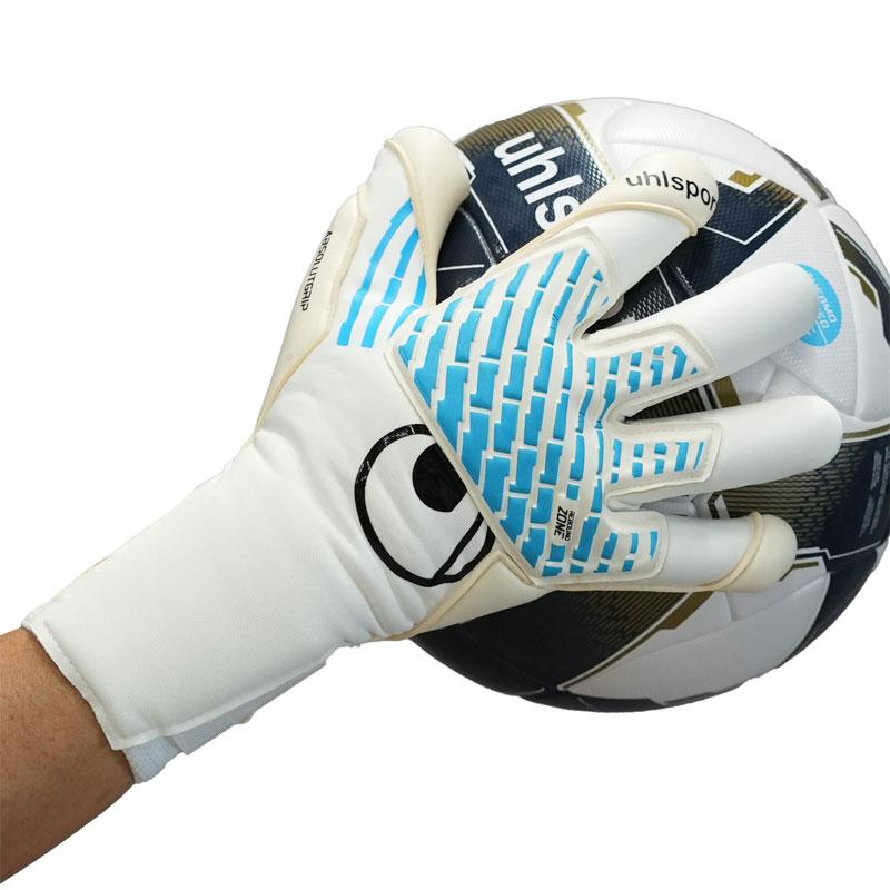 ウールシュポルト uhlsport  サイバーテック アブソルートグリップ スキンカット  サッカー ゴールキーパーグローブ 手袋  25AW (1011377-01)の画像