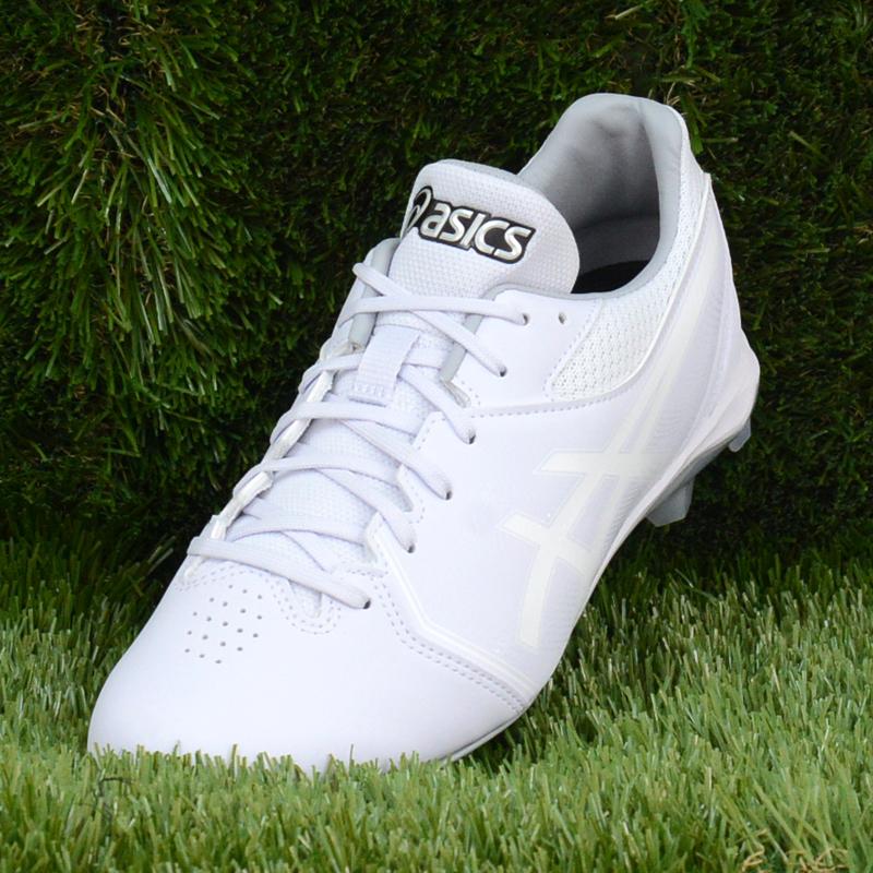 asics ホワイト スパイクシューズ ASICS（アシックス） NEOCONNECT WIDE/ネオコネクト ワイド 野球 金具