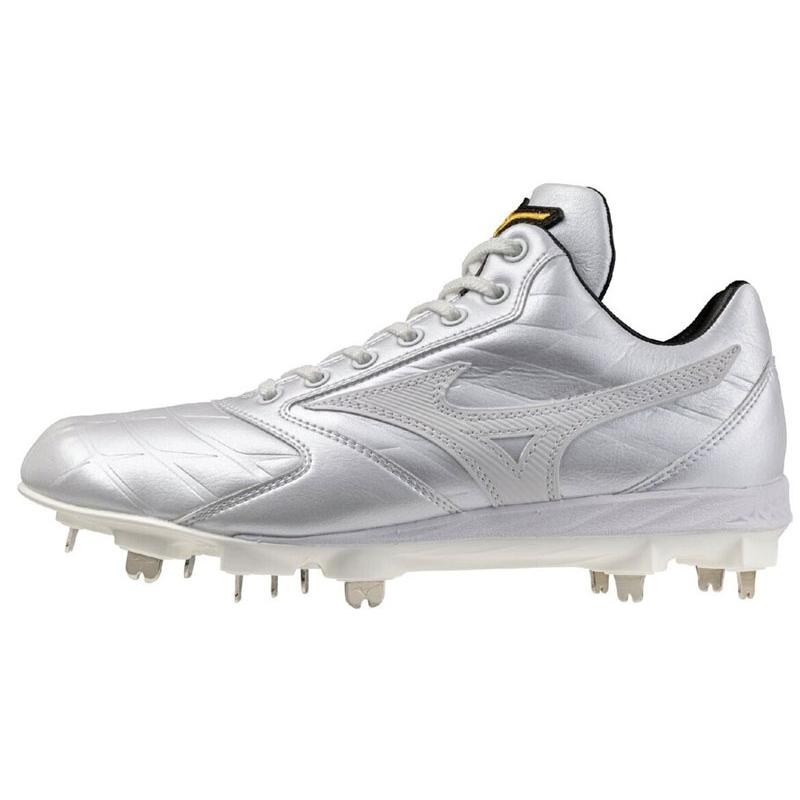 美品 28㎝☆Mizuno Pro ミズノプロ 野球スパイク 黒 白 右足P革 MIZUNO（ミズノ） ミズノプロ スピードレボプロ2(野球/ソフトボール