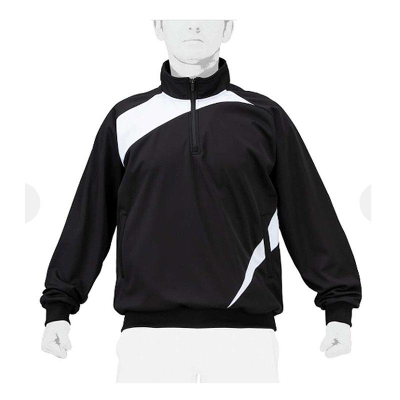 ミズノ　テックシールドジャケット ハーフZIP ブラック　O タグ付き MIZUNO（ミズノ） テックシールドジャケット(ハーフZIP) ユニセックス