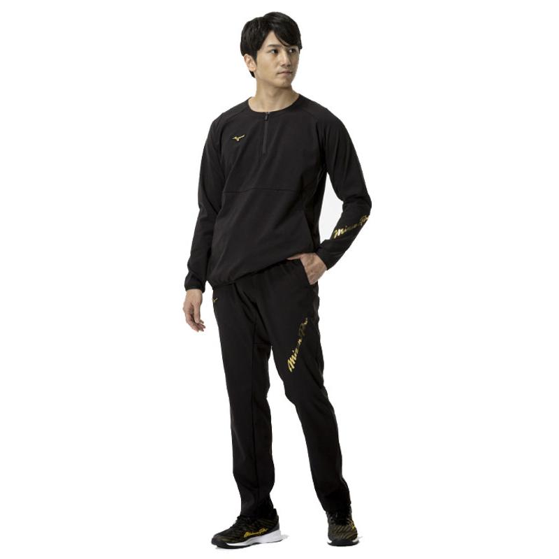 ミズノ MIZUNO  ミズノプロ テックシールドジャケット（ハーフZIP） 野球 ウェア トレーニングウェア (ストレッチ/防風)  25AW (12JECW75)_5