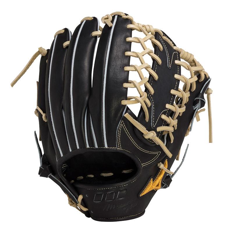 要*輔様 ミズノビックエム 硬式野球グローブ 黒 MIZUNO（ミズノ） 硬式用ミズノプロ5DNAテクノロジー22モデル 外野手用