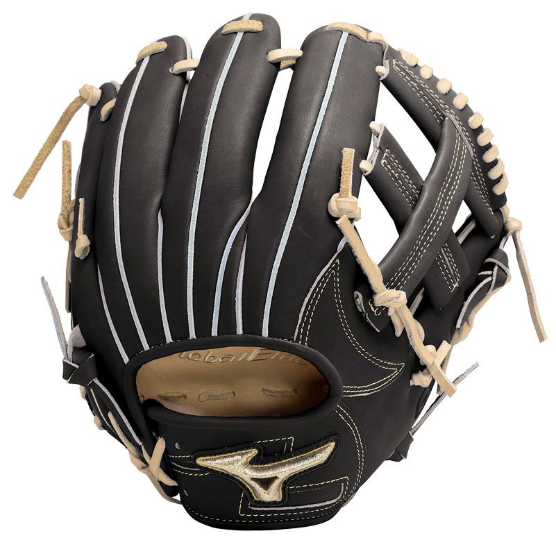 ミズノ　1AJGH30223  内野手用　限定カラー:ナチュラルライム×ブラック ミズノ1AJGH30223 内野手用限定カラー:ナチュラルライム×ブラック