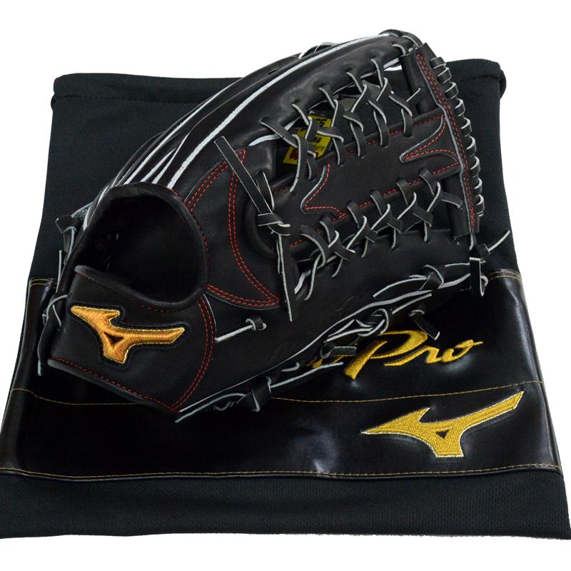 MIZUNO（ミズノ） 硬式用 ミズノプロ 外野手用：サイズ18N グラブ袋付