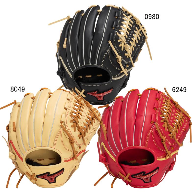 ミズノ MIZUNO  軟式用ウィルドライブ レッド U-Plus  投手×内野 サイズ10  野球 一般 軟式 グラブ グローブ ピッチャー  24AW(1AJGR14110) MIZUNO（ミズノ） 軟式用ウィルドライブ レッド U-Plus 投手×内野
