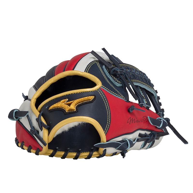 ミズノプロ 勝色Collection Dブルー×レッド 1AJGR28113 野球グローブ