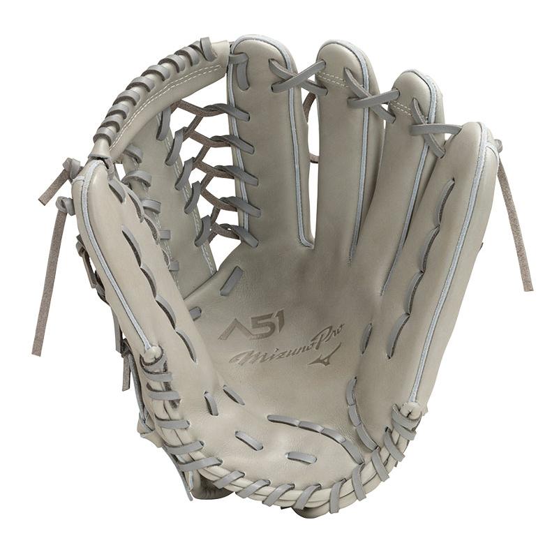 新品未使用　タグ付きMizuno Pro A51 軟式外野手用グローブ 黒 MIZUNO（ミズノ） 軟式用ミズノプロA51 外野手用：サイズ18N グラブ袋