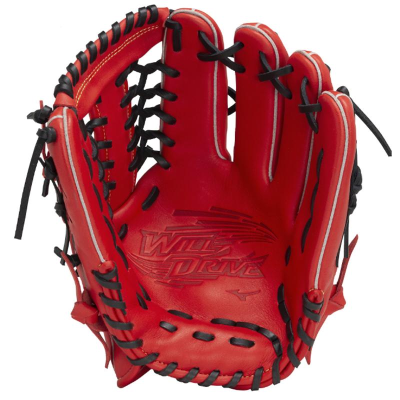 MIZUNO（ミズノ） 軟式用WILL DRIVE RED IBE 外野手向けサイズ14 野球