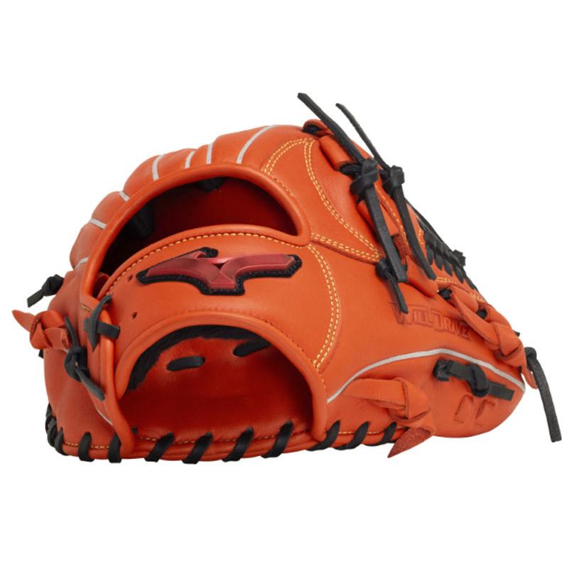 ミズノ MIZUNO  ソフトボール用 WILLDRIVE RED  内野手向け：サイズ9  ソフト グラブ グローブ  24SS(1AJGS30613)｜pitsports-plus｜03