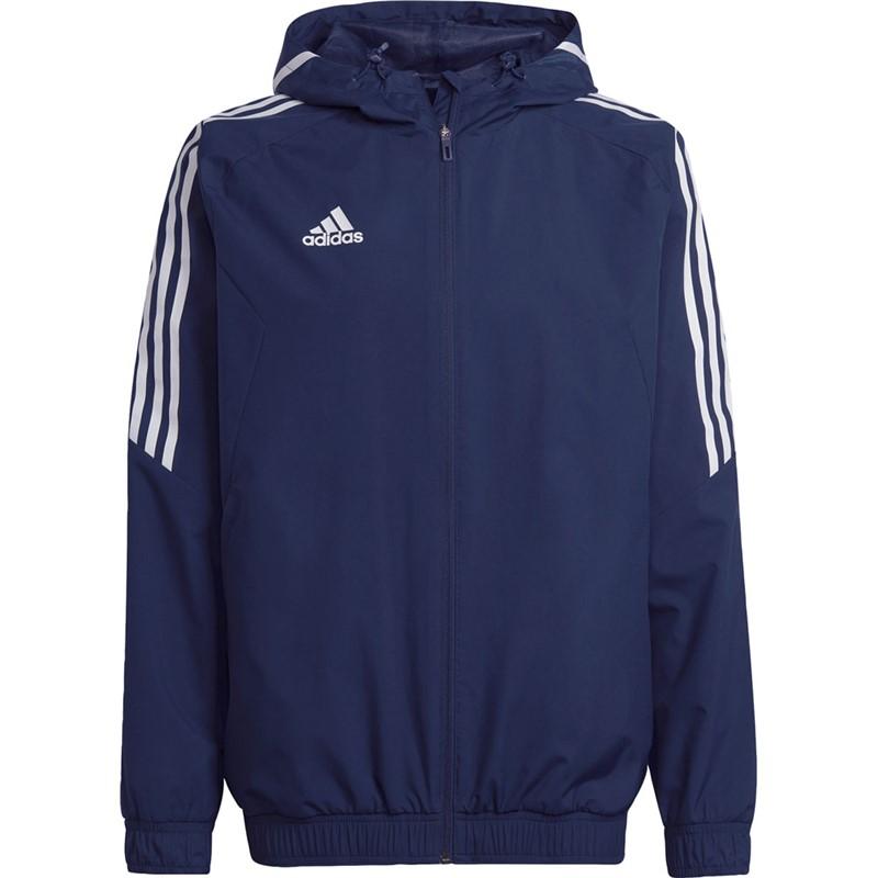 adidas アディダス レインウェア L/G ネイビー/ターコイズ adidas（アディダス） CONDIVO22 オールウェザージャケット サッカー