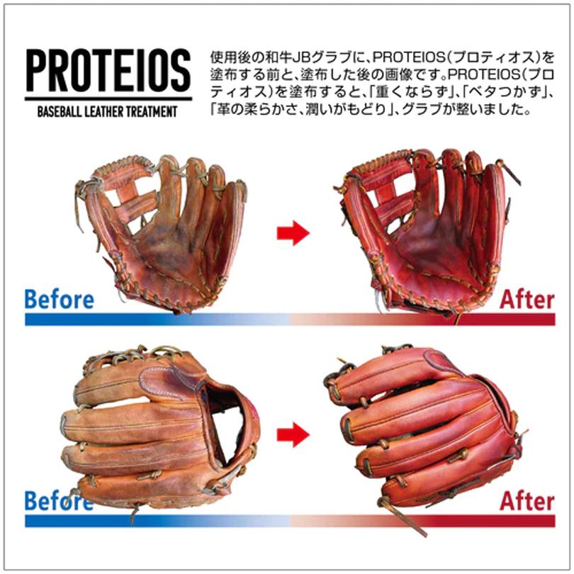 和牛JB PROTEIOS（プロティオス）ボールパークドットコム　グラブトリートメント　150ml　スプレーボトル（jb-pr12）｜pitsports-plus｜06