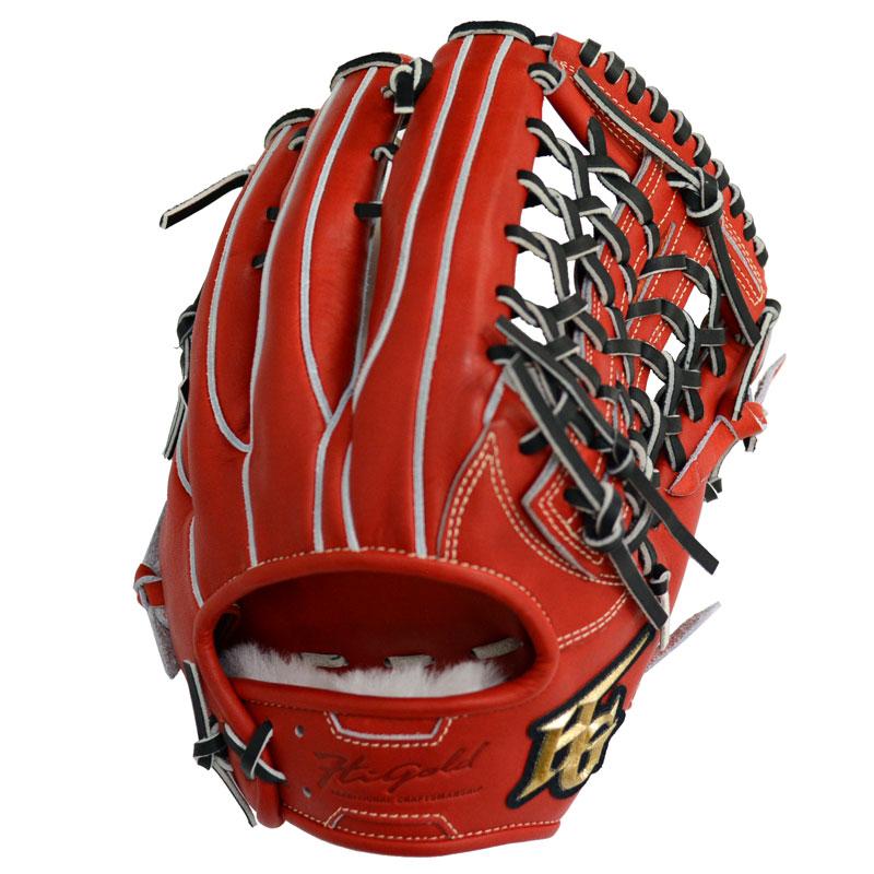 ハイゴールド HI-GOLD 硬式用オーダーグラブ 己極 外野手用 グラブ袋