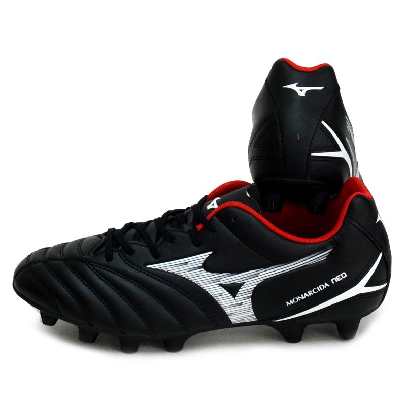 Mizuno サッカーシューズ 黒/赤24.0 MIZUNO（ミズノ） モナルシーダ NEO 3 SELECT (MONARCIDA) サッカー