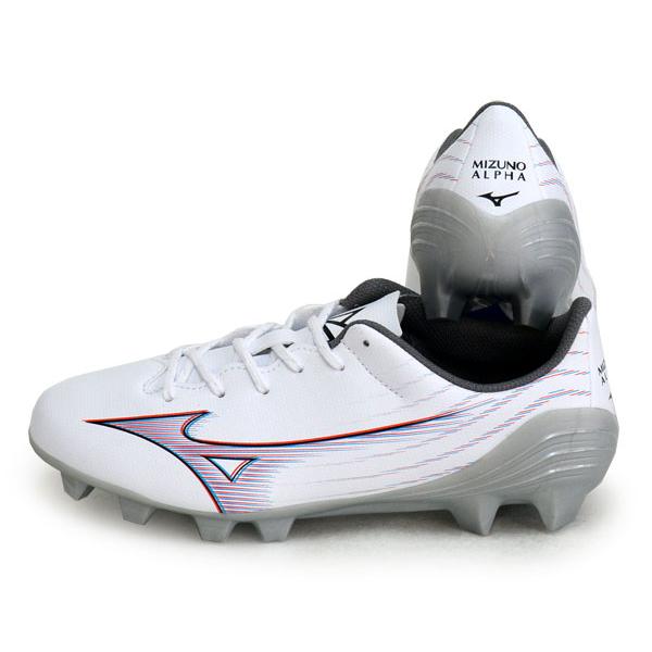 Mizuno(ミズノ) 23.5cm高飛び用スパイクシューズ 黒/白 MIZUNO（ミズノ） ミズノアルファ SELECT JR ジュニア サッカー