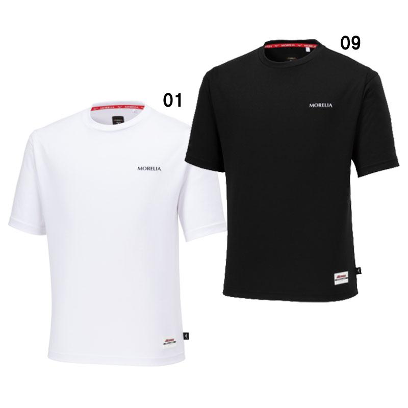 楽天市場】 ミズノ サッカーウェア（メンズ/ユニ） モレリア MORELIA ワンポイントTシャツ 半袖 ユニセックス P2MAA555 :  ラケットプラザ [ミズノ] フットボールウエア MORELIA ワンポイントティーシャツ P2MAA555