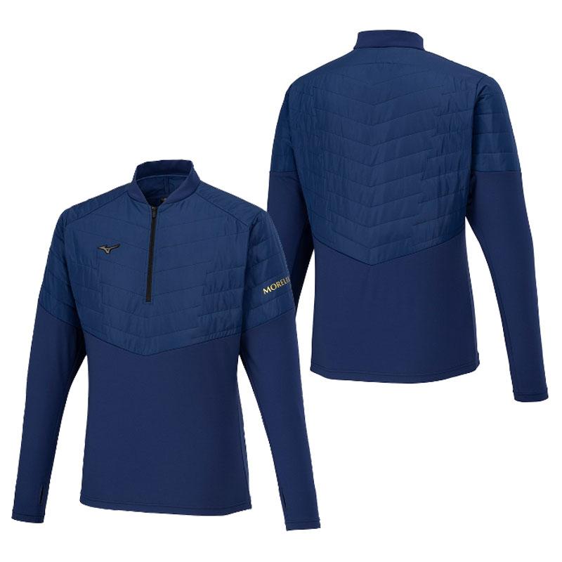 ミズノ　モレリア　ハイブリッドトレーニングトップ ミズノ（MIZUNO）（メンズ、レディース）サッカーウェア 発熱