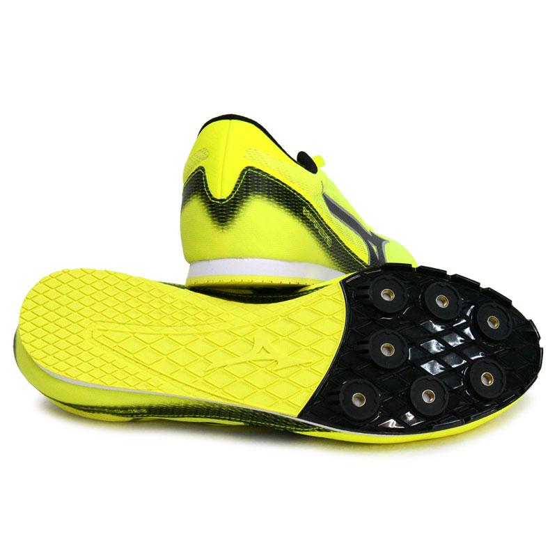 値下げ交渉可）元日ハム Mizuno ブラック/イエロー スパイク 値下げ