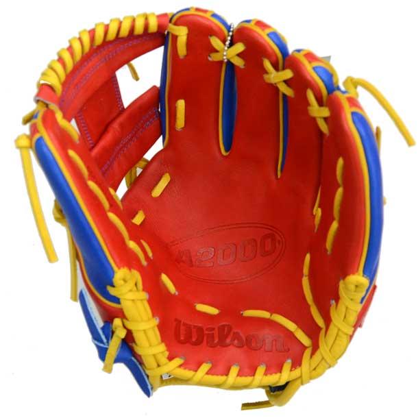 ウィルソン WILSON 硬式用 限定モデル A2000 COUNTRY PRIDE ベネズエラ VENEZUELA 内野手用 硬式用グラブ (W100303115)｜pitsports-plus｜02