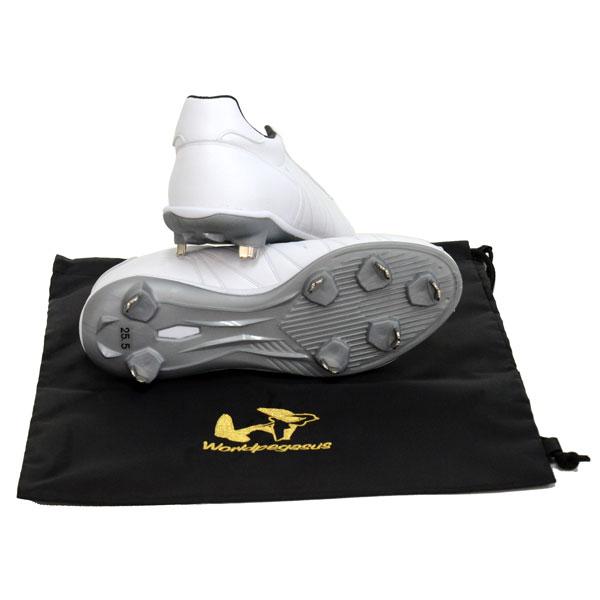 ワールドペガサス（WORLD PEGASUS） 樹脂底スパイク スムース ヒモ式