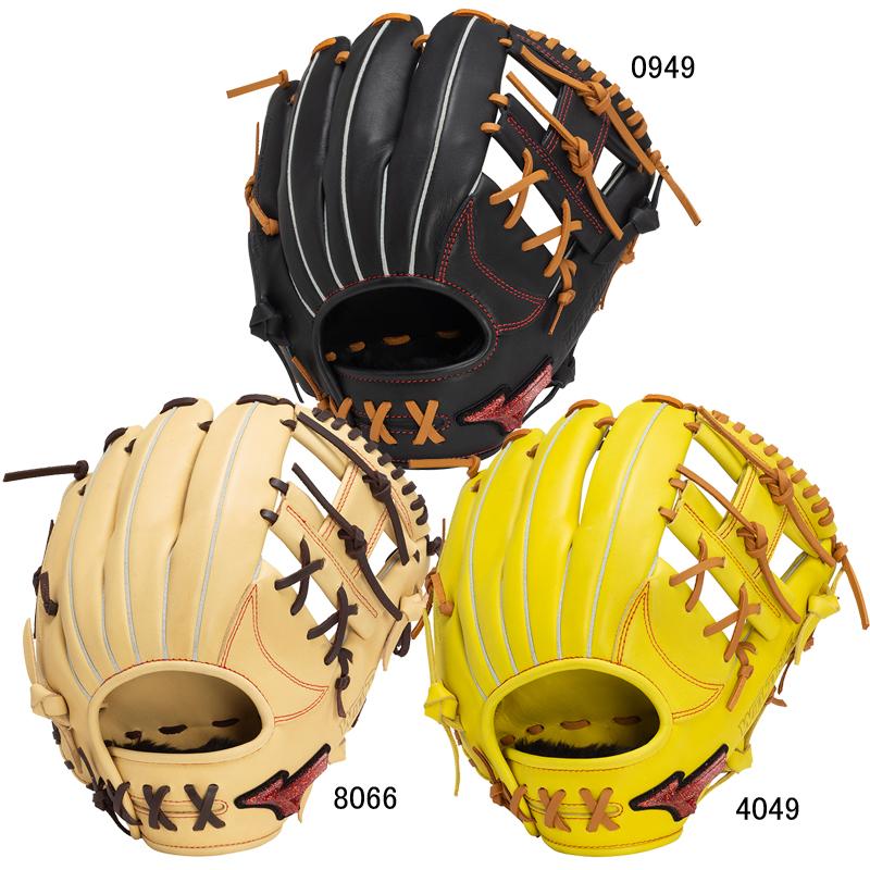 MIZUNO ミズノ 軟式用WILLDRIVE RED AXI 内野手向け：サイズ9 野球