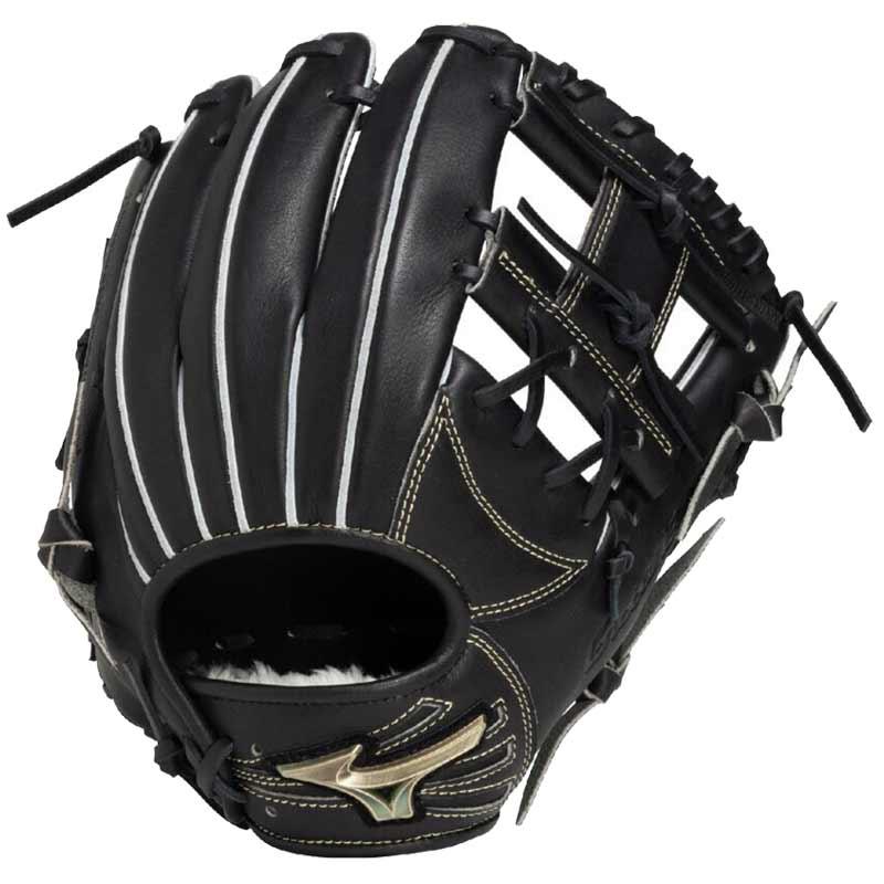 ミズノ　グローバルエリート　軟式用グローブ　内野　右利き　ブラック　R98703 MIZUNO（ミズノ） 軟式用グローバルエリート Hselection SIGNA 内野手