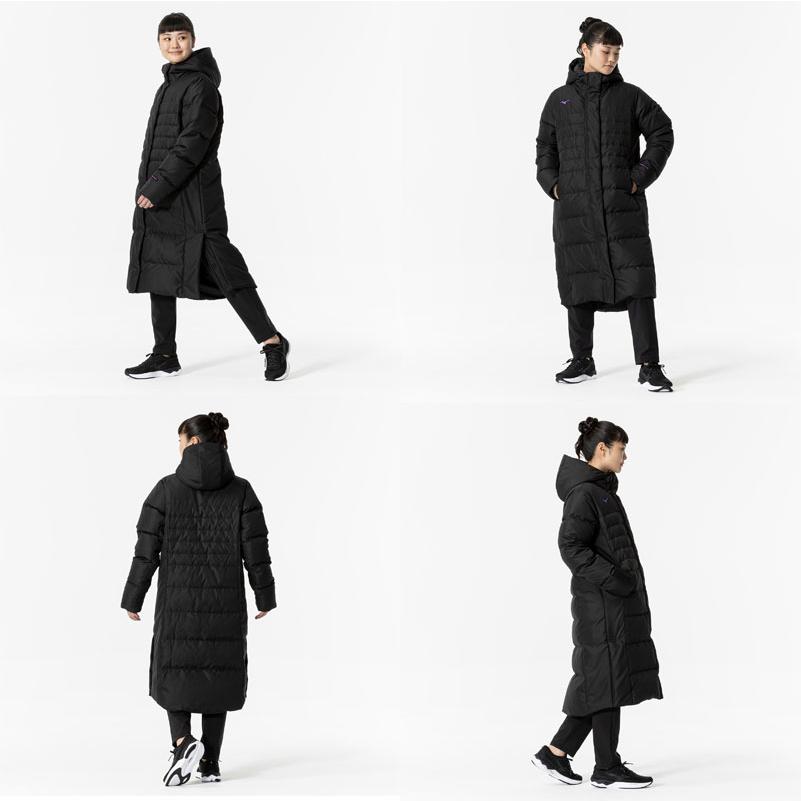 【美品】 MIZUNO ミズノ トレーニング ダウンロングコート 撥水 匿名配送 dショッピング |ミズノ MIZUNO ミズノハイブリッドダウンロング