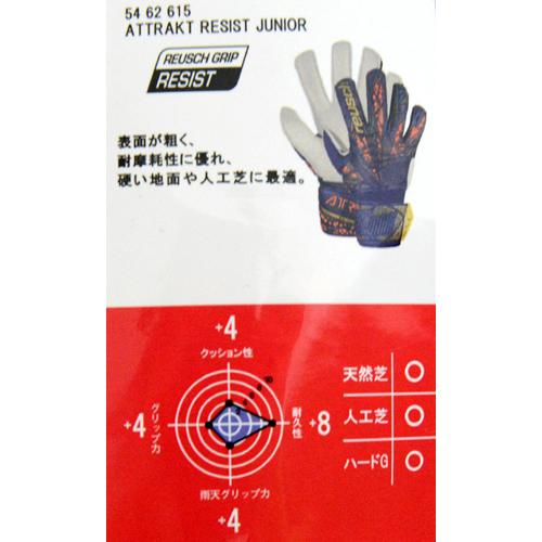 ロイッシュ reusch  アアトラクト レジスト ジュニア  ジュニア サッカー キーパーグローブ キーテ  24SS（5462615-4410）｜pitsports｜05