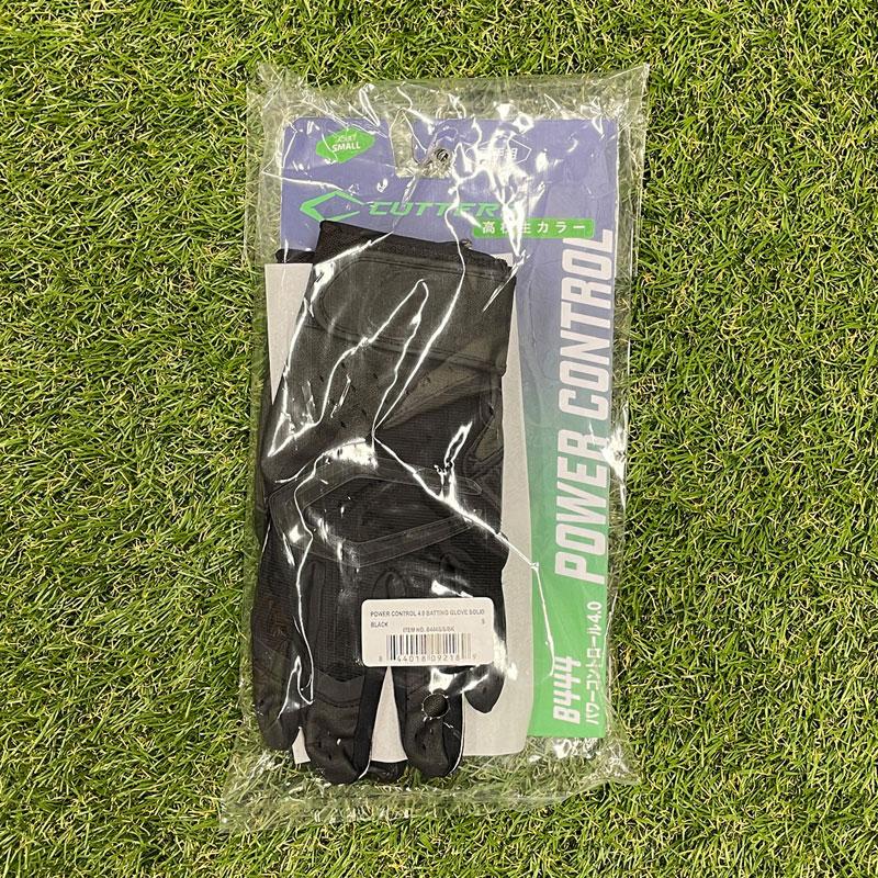 カッターズ CUTTERS  パワーコントロール 4.0 ソリッド(両手用)  野球 バッティング 手袋 バッテ 高校野球対応  24SS(B444S)