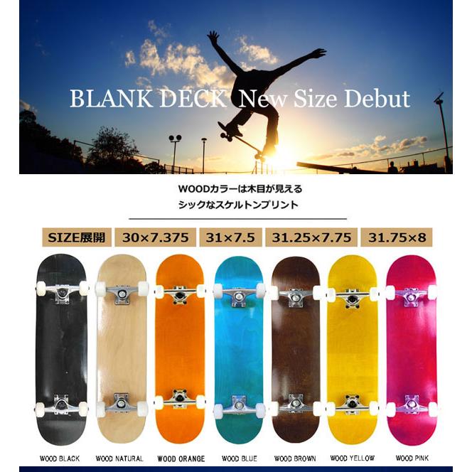 スケートボード コンプリートセット スケボー ブランクデッキ カナダ