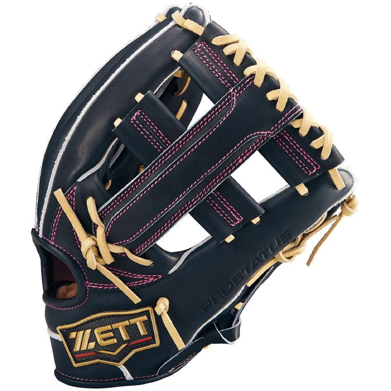 ゼット ZETT 硬式用 プロステイタス2501SE 内野手用 グラブ袋付