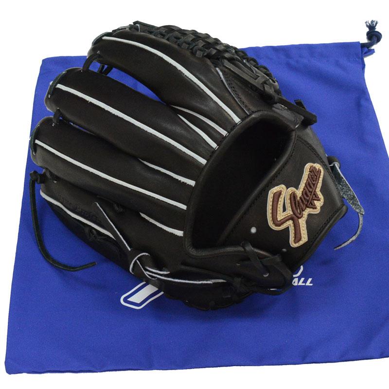 KUBOTA SLUGGER 久保田スラッガー  KSG-MP5 硬式グラブブラック/ブラック 内野手用  (C-1954)の画像