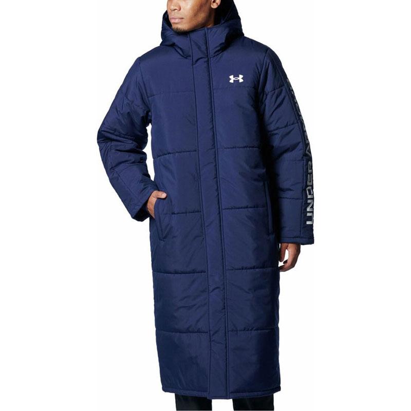 UNDER ARMOUR(アンダーアーマー) UAロゴ ロングコート マルチスポーツ コート (1388242-410) UNDER ARMOUR（アンダーアーマー） UAロゴ ロングコート マルチ