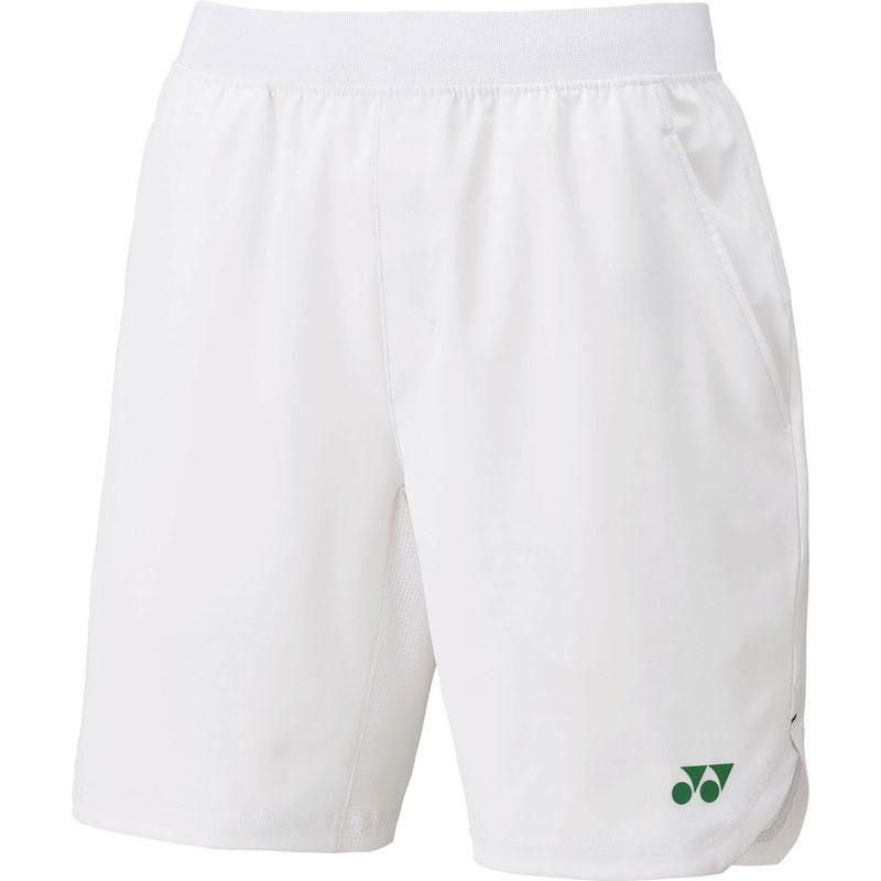 YONEX （ヨネックス） テニス ゲームシャツ・パンツ ユニハーフパンツ 【ホワイト】 15197Y 011 ゲームパンツ ゲームウェア ボトムス ユニセックス 男性用・女性用 ホワイト 白 25SS {NP} YONEX（ヨネックス） ユニハーフパンツ テニス ゲームパンツ 15197y