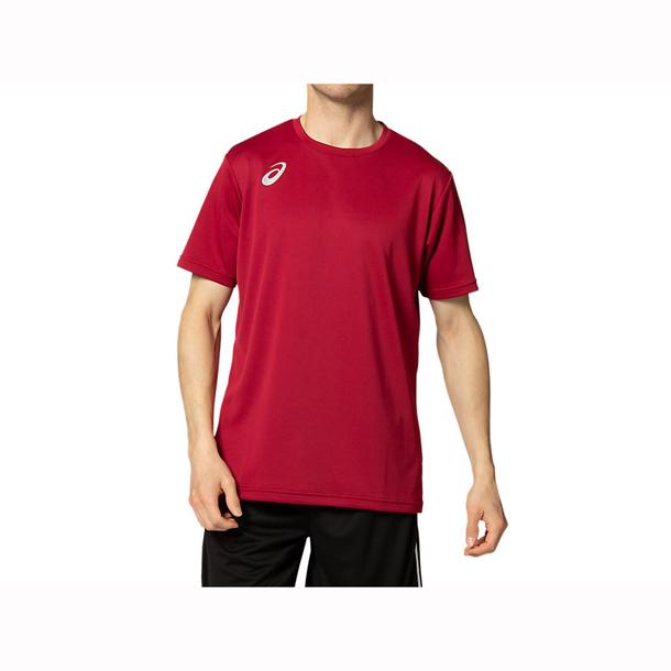 アシックス 今だけ限定15%OFFクーポン発行中 asics 商い グラフィックショートスリーブトップ バレーボール Tシャツ ポロシャツ 2051A253