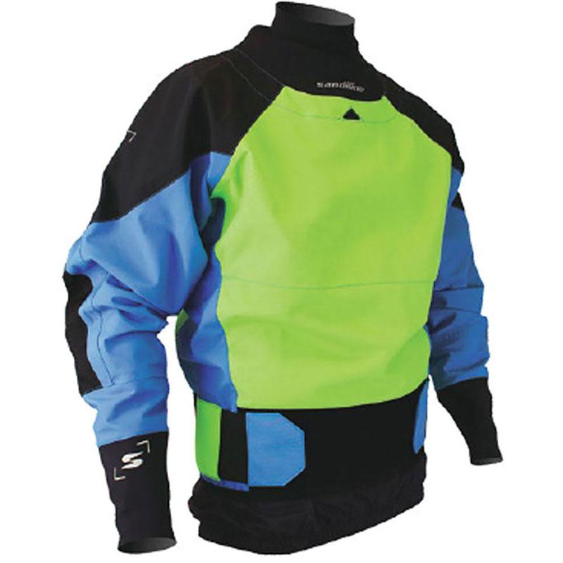 SANDILINE(サンディライン) ジャケットエキストリームドライ 4L ロングスリーブ グリーン/ブルー/ブラック S アウトドア ウェア １ (40692) SANDILINE(サンディライン) ジャケットエキストリームドライ 4L ロング