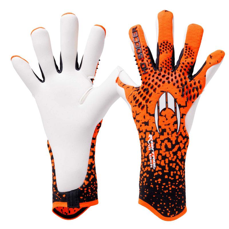 HO SOCCER HO サッカー コントロール ニットタッチ オレンジアラート サッカー グローブ (520360) HO SOCCER（エイチオーサッカー） HO SOCCER HO サッカー コントロール