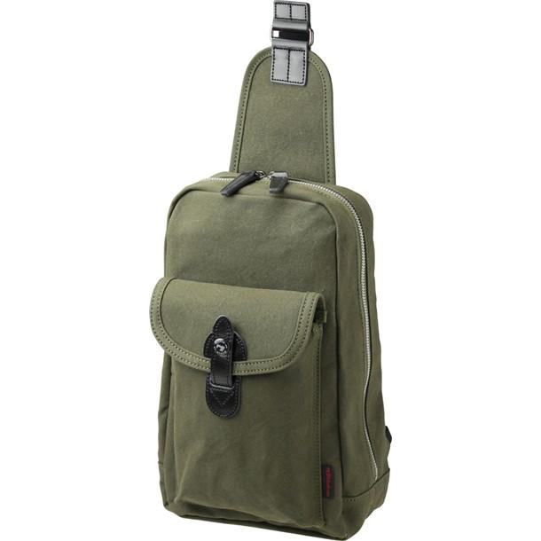 STITCH-ON ワンショルダー グリーン カジュアルショルダーバッグ