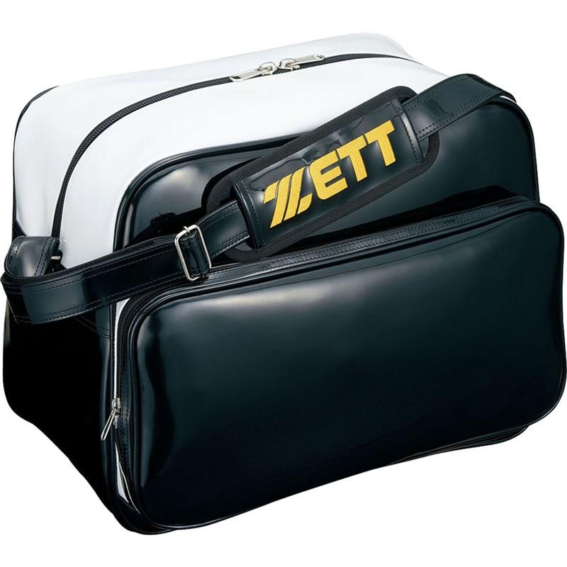 ZETT ゼット 野球バッグ セカンドバッグ ショルダータイプ ブラック×ホワイト BA594 1911 ゼット zett(ゼット) セカンドバッグ(ショルダータイプ) 野球 ソフト