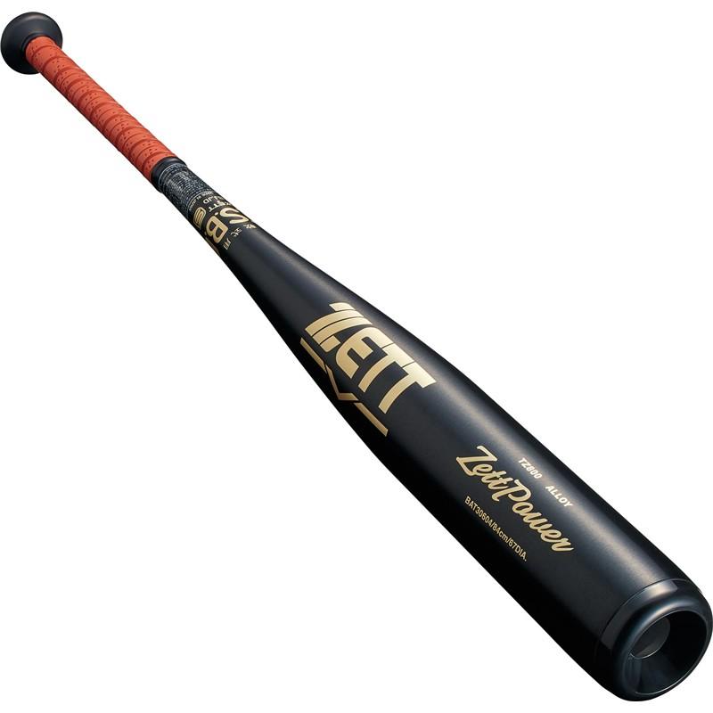 zett(ゼット) 軟式アルミバット ゼットパワー 野球ソフトバット軟式アルミ (bat30604-1900)26SSの画像